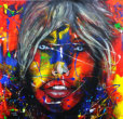 "Face Art - 100/100 cm Acryl - 530 EUR
