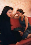 Angela Schumann (Anne) und Petra Voigt (Sina)