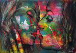 Der Kuss - 70/100 cm Acryl - 570 Euro
