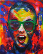 Erstaunlich - 80/100 cm Acryl mit schwarzem Rahmen - 650 Euro