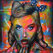 ROCKABILLY GIRL  POPART - 100/100 cm -1200 Euro