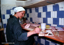 In der Art-Keramik in Lwiw