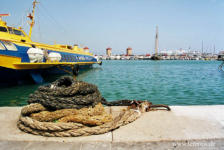 Am Hafen von Rhodos Stadt